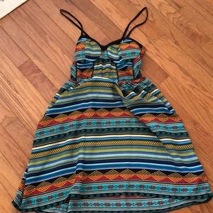 Tribal printed dress